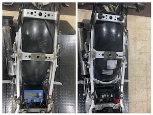 Curved Crossbeam Missing — Inner Rear Fender